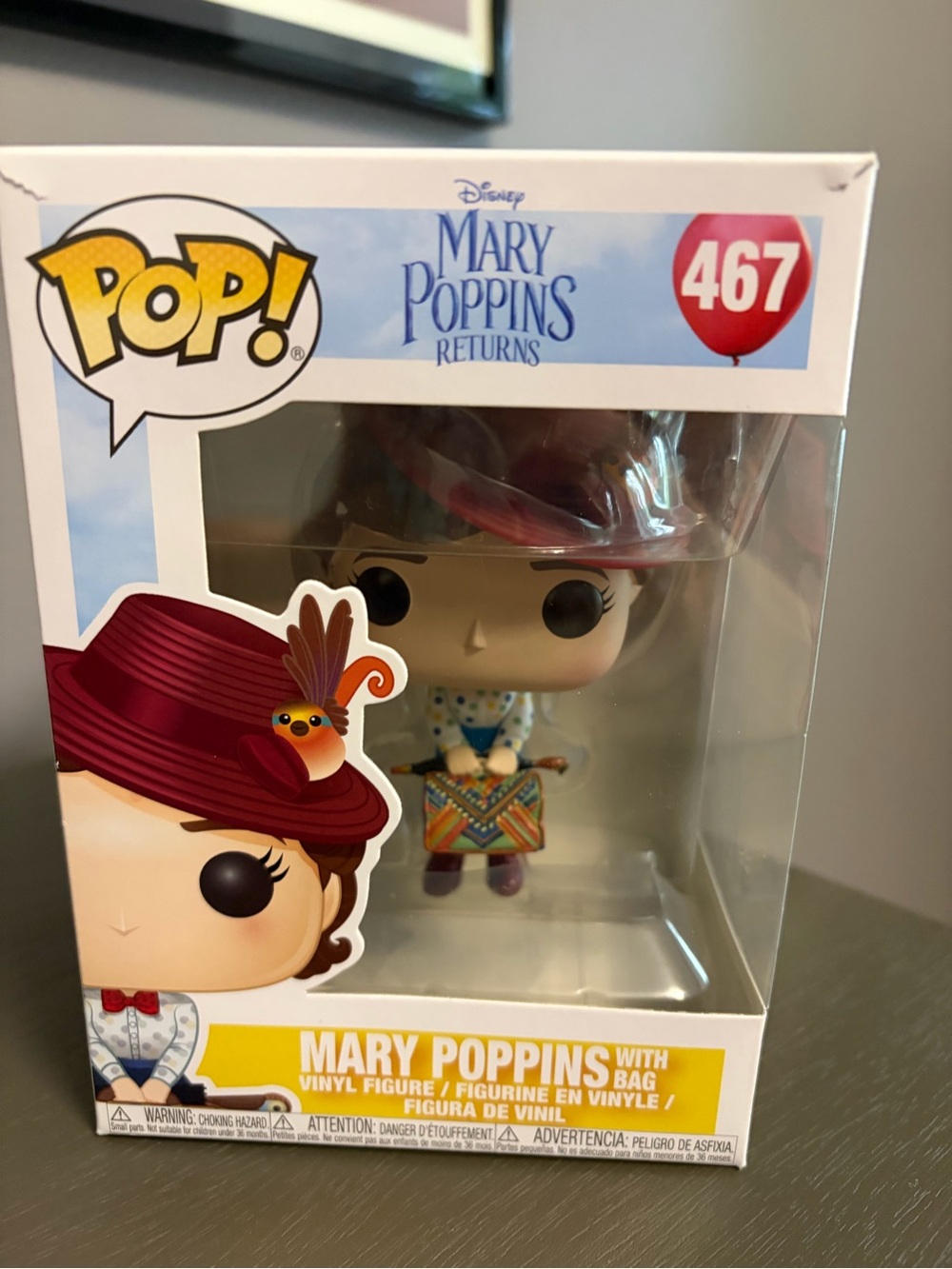 Funko Mary Poppins Returns Vinyl Figure - Red Hat, Multicolor Outfit